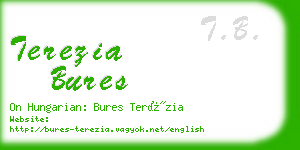 terezia bures business card